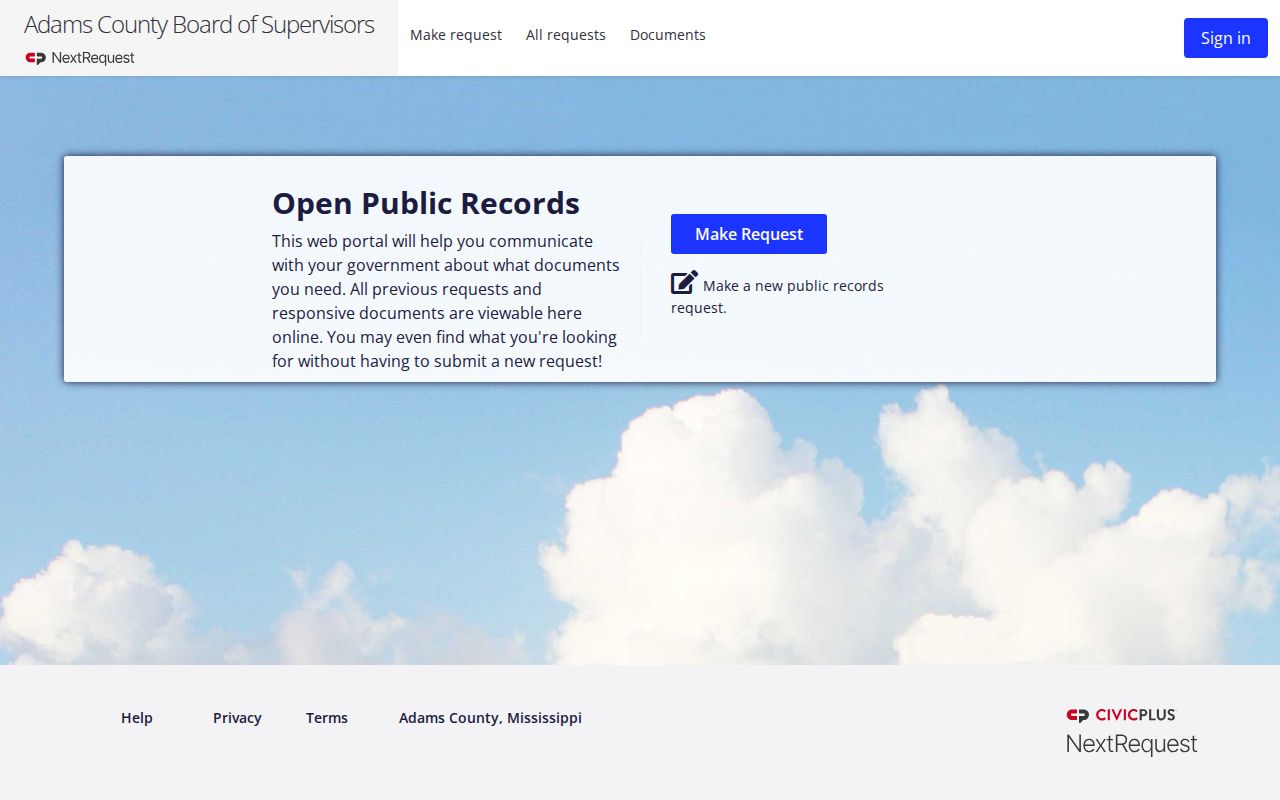 Adams County booking photo and release record request portal